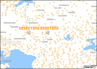 map of Kosŏk-tong