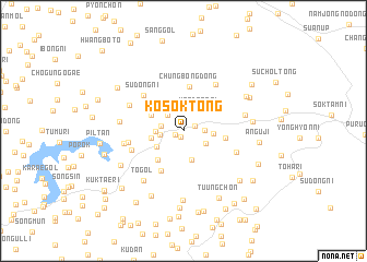 map of Kosŏk-tong