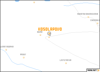 map of Kosolapovo