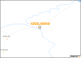 map of Kosolmanka