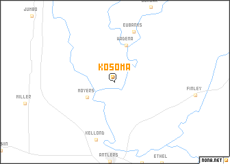 map of Kosoma