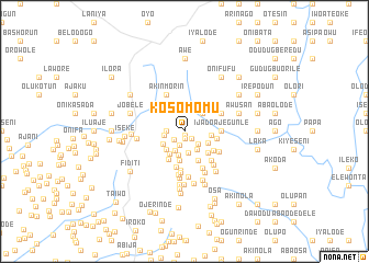 map of Kosomomu