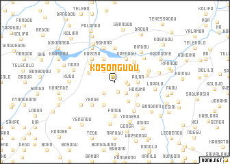 map of Kosongudu