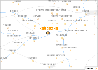 map of Kosorzha