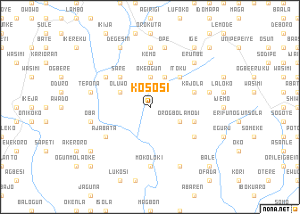 map of Kososi