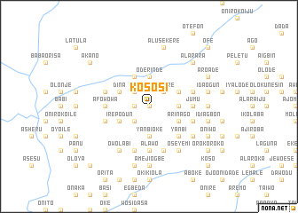 map of Kososi