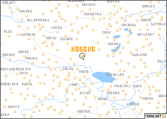 map of Kosovë