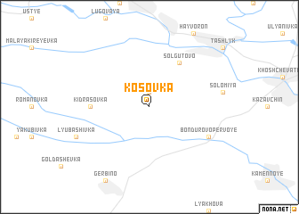 map of Kosovka