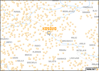 map of Kosovo