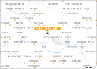map of Kosowska Niwa