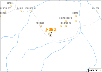 map of Koso