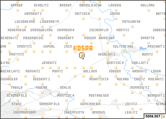 map of Kospa