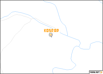 map of Kosrap