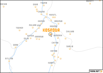 map of Kosroda