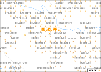 map of Kosruppe