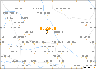 map of Kossaba