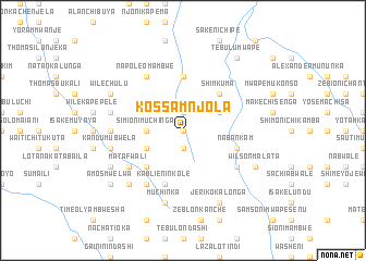 map of Kossam Njola