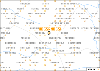 map of Kossamossi