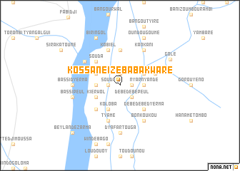 map of Kossaneïzé Babakwaré