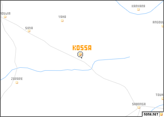 map of Kossa