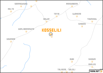 map of Kosselili