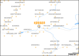 map of Kössen