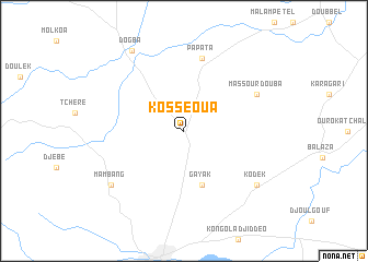 map of Kosséoua