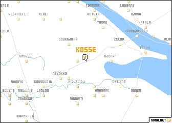 map of Kossé