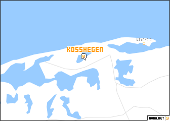 map of Kosshegen