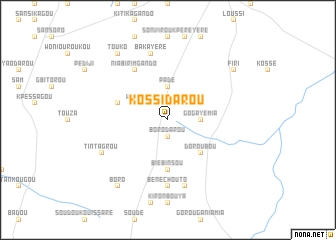 map of Kossidarou