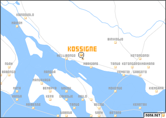 map of Kossigné