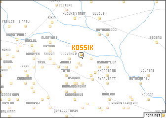 map of Kossik