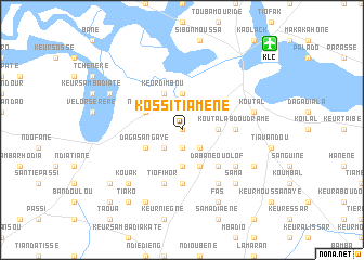 map of Kossi Tiamène
