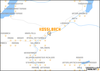 map of Kößlbach