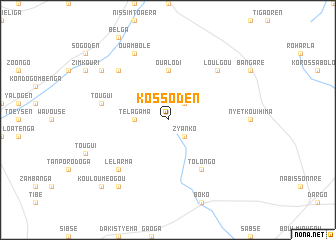 map of Kossoden