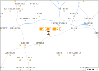 map of Kossonkoré