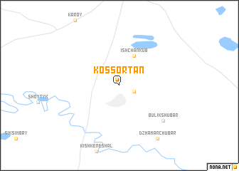 map of Kossortan