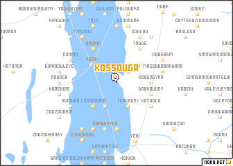 map of Kossouga