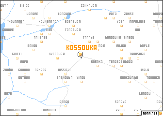 map of Kossouka