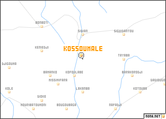 map of Kossoumalé
