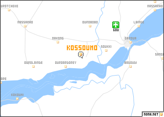 map of Kossoumo