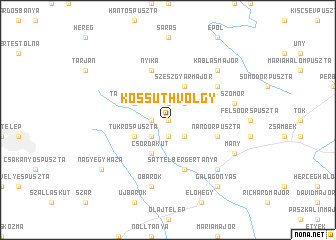 map of Kossuthvölgy