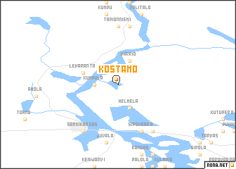 map of Kostamo