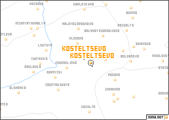 map of Kostel\