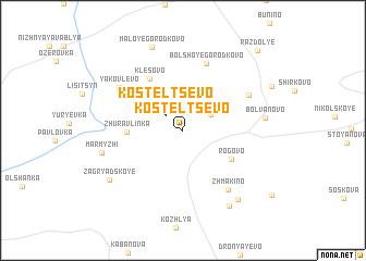 map of Kostel\