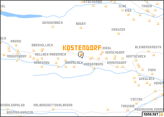 map of Köstendorf