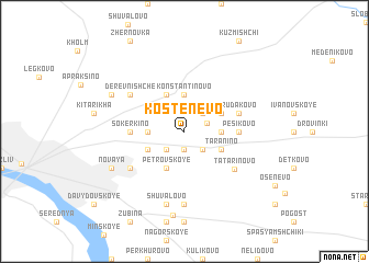 map of Kostenëvo