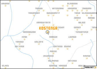 map of Kostènga