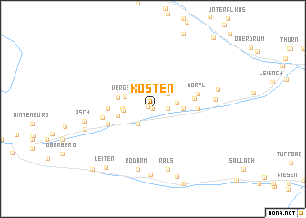 map of Kosten