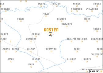 map of Kosten